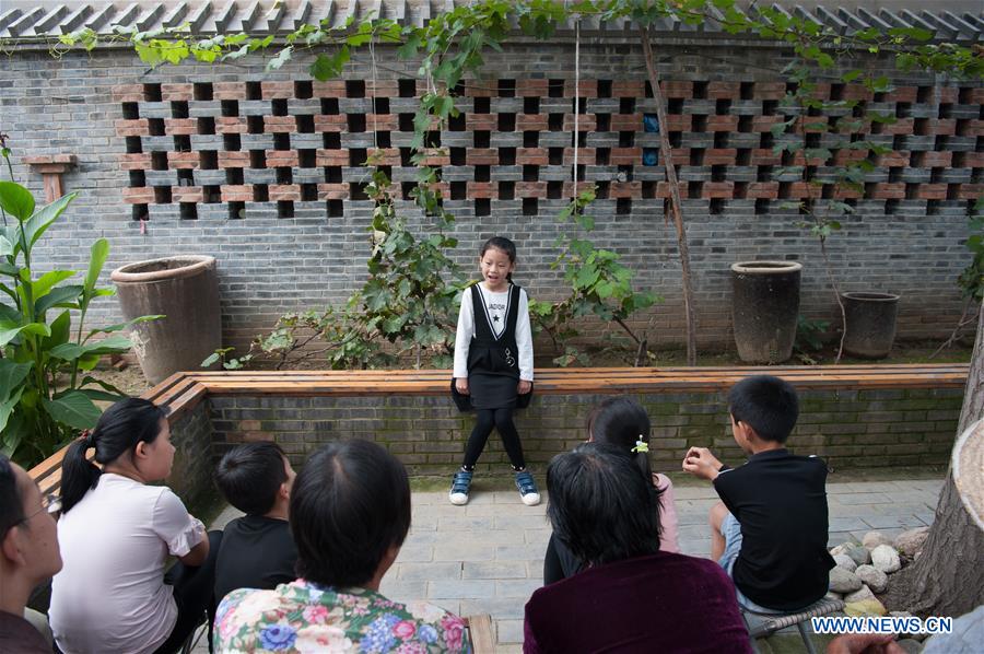 #CHINA-SHIJIAZHUANG-GENGCUN VILLAGE-STORY TELLER (CN)