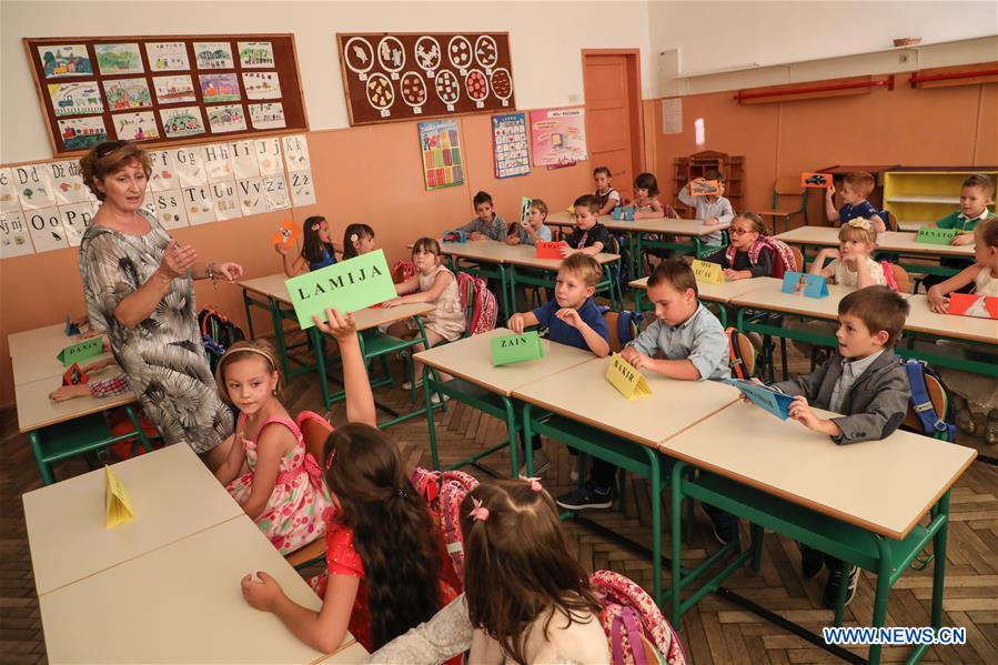 BOSNIA AND HERZEGOVINA-SARAJEVO-SCHOOLS-NEW SEMESTAR-FIRST DAY