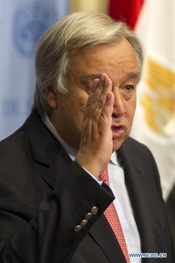 UN-ANTONIO GUTERRES-PRESS ENCOUNTER