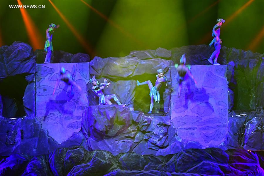 CHINA-HENAN-PUYANG-ACROBATICS SHOW (CN)