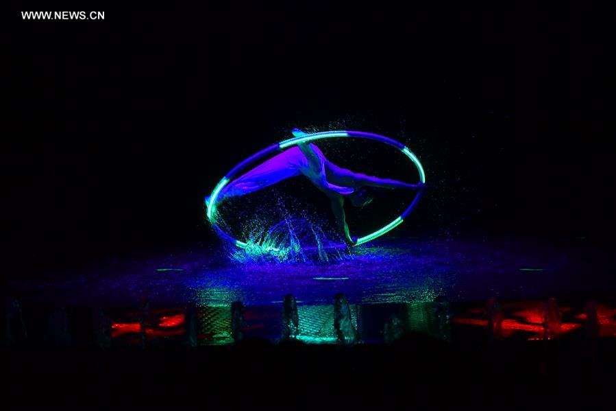 CHINA-HENAN-PUYANG-ACROBATICS SHOW (CN)