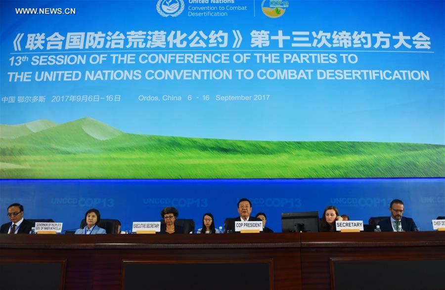 CHINA-ORDOS-UN-CONVENTION-CONFERENCE (CN)