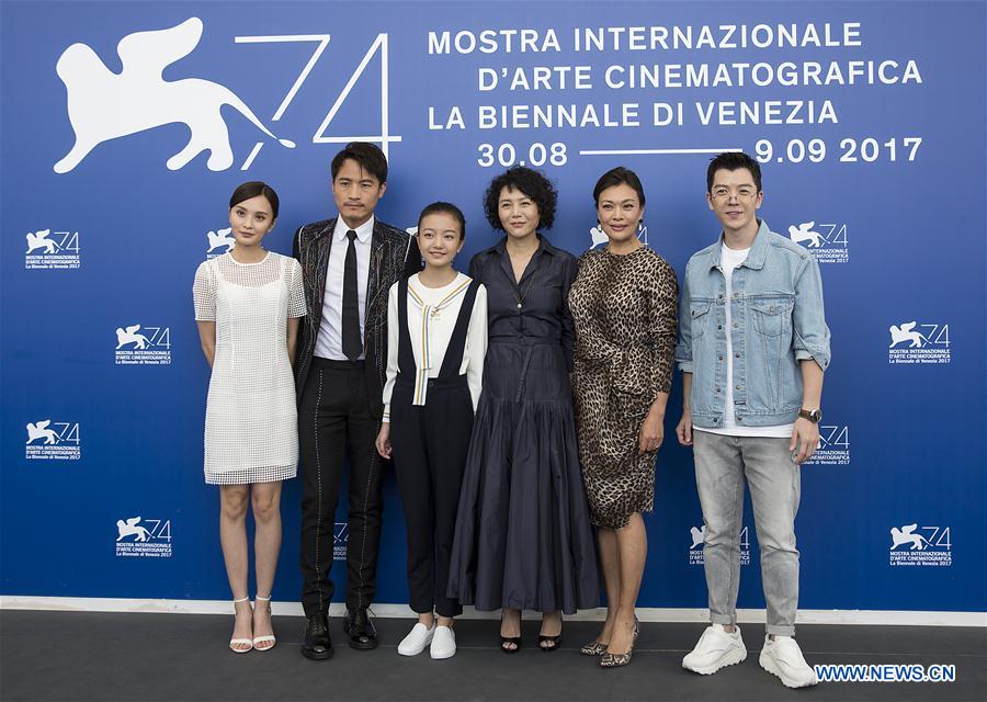 ITALY-VENICE-FILM FESTIVAL-"ANGELS WEARS WHITE"-PHOTOCALL