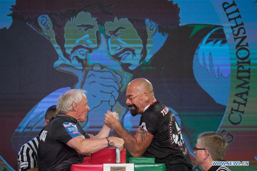 (SP)HUNGARY-BUDAPEST-ARMWRESTLING WORLD CHAMPIONSHIP