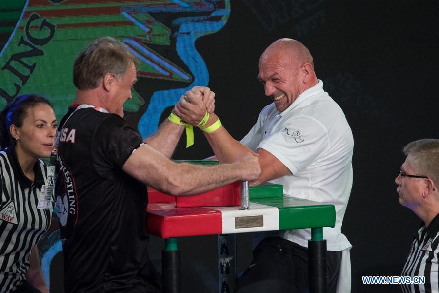 (SP)HUNGARY-BUDAPEST-ARMWRESTLING WORLD CHAMPIONSHIP