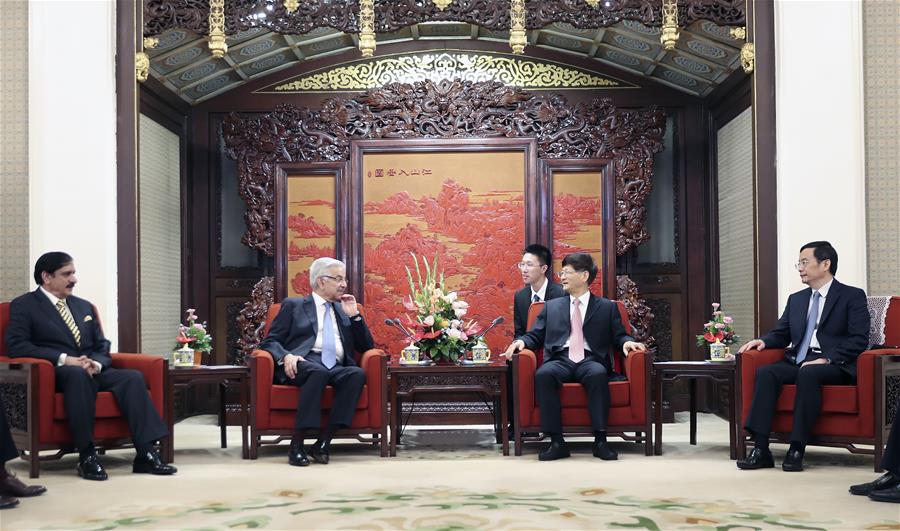 CHINA-PAKISTAN-MENG JIANZHU-MEETING (CN)