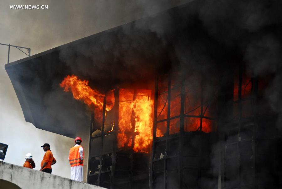 PAKISTAN-ISLAMABAD-FIRE