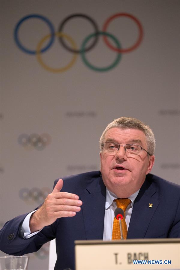 (SP)PERU-LIMA-IOC PRESIDENT-PRESS CONFERENCE 