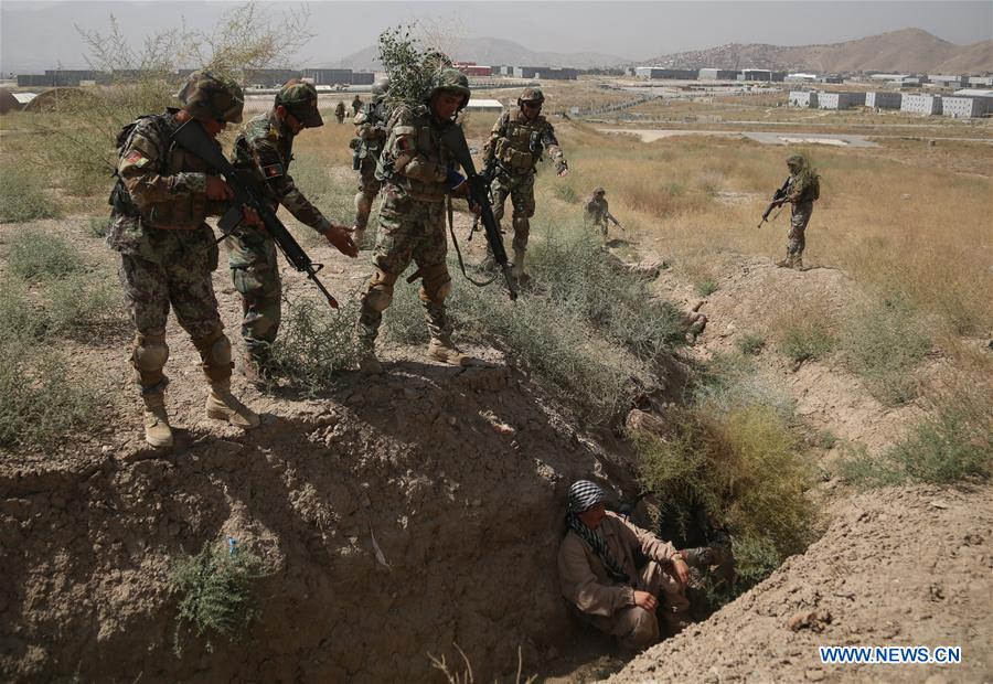 AFGHANISTAN-KABUL-MILITARY TRAINING
