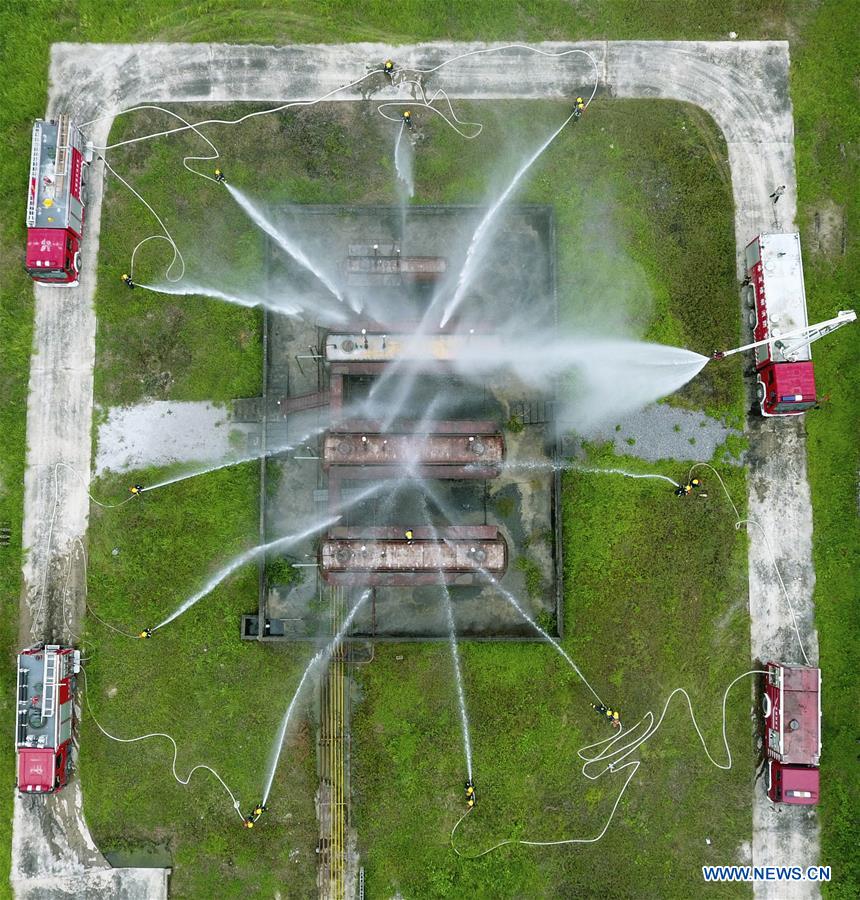 #CHINA-GUANGXI-HECHI-FIRE DRILL (CN)