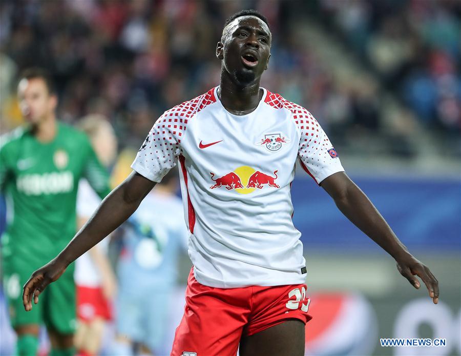 (SP)GERMANY-LEIPZIG-SOCCER-UEFA-UCL-RB LEIPZIG VS AS MONACO 