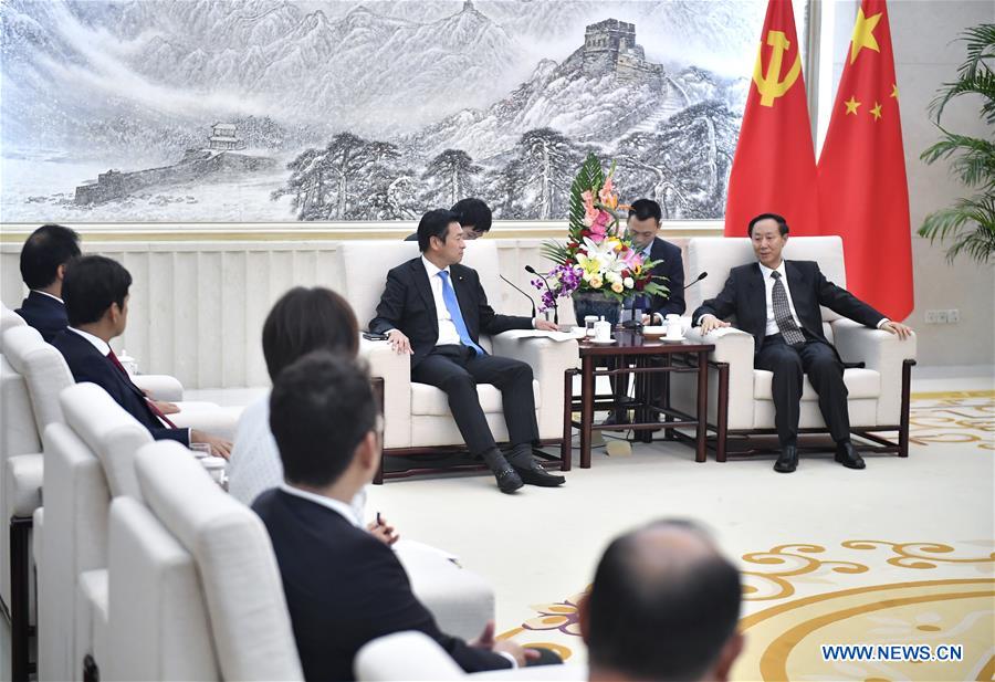 CHINA-BEIJING-WANG JIARUI-JAPANESE DELEGATION-MEETING (CN)