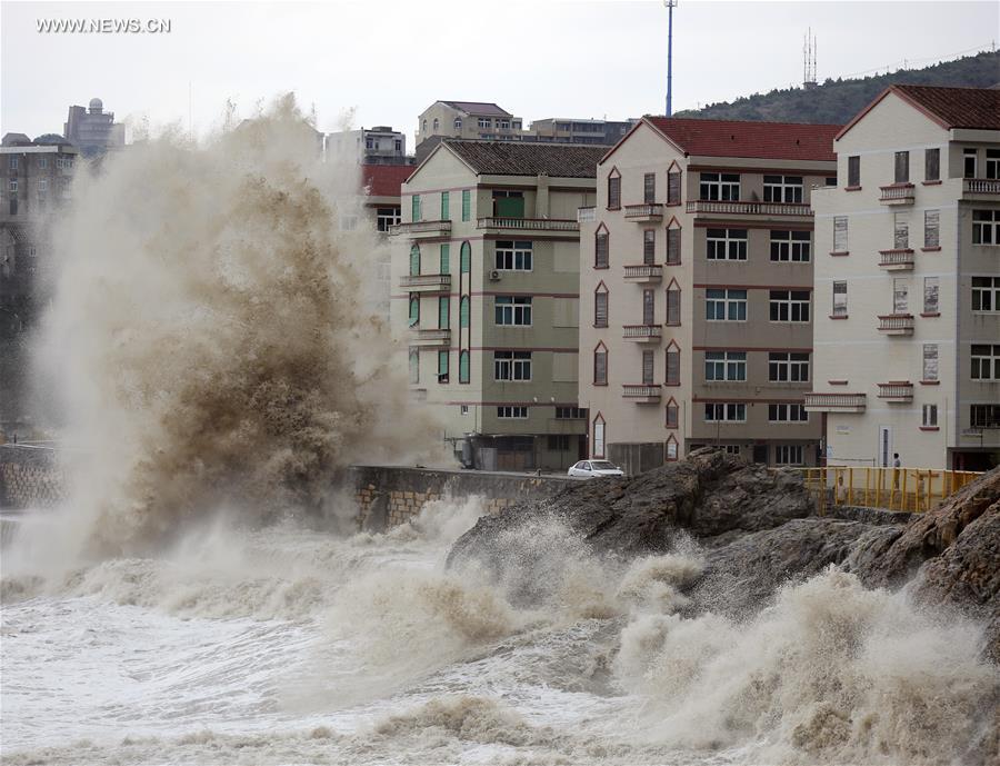 #CHINA-ZHEJIANG-WENLING-TYPHOON TALIM (CN)