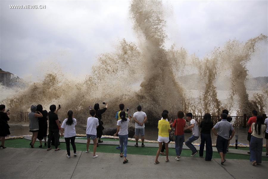 #CHINA-ZHEJIANG-WENLING-TYPHOON TALIM (CN)
