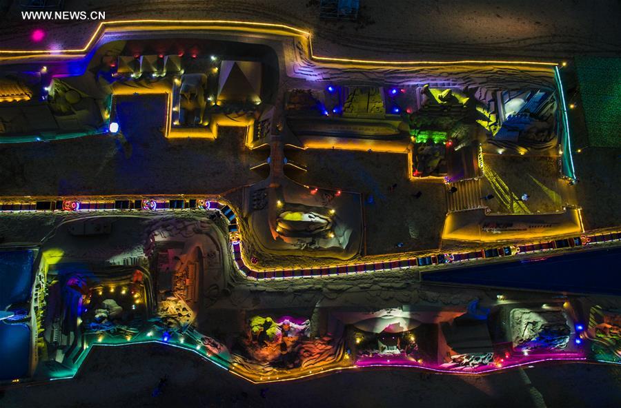 CHINA-ZHOUSHAN-SAND SCULPTURE(CN)