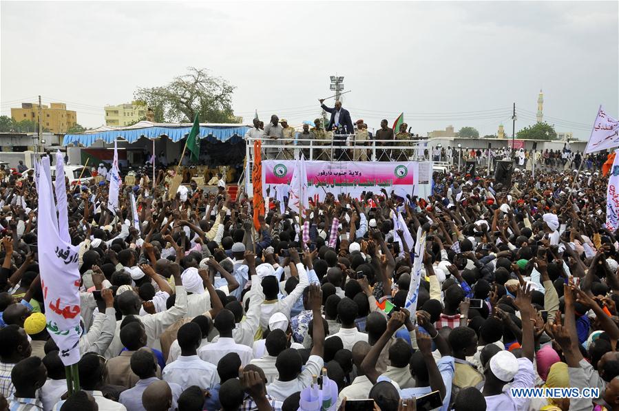 SUDAN-NYALA-PRESIDENT-DARFUR CITIZENS-WEAPONS