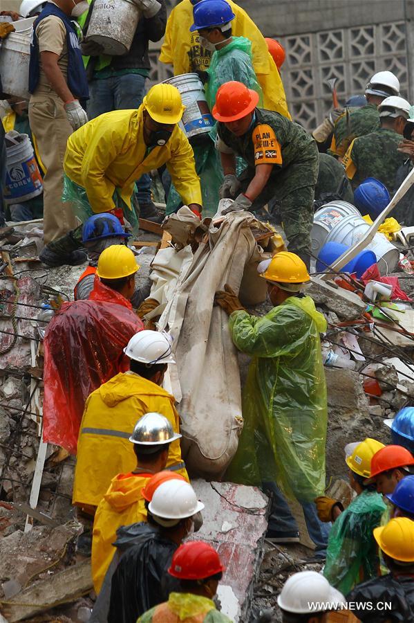 MEXICO-MEXICO CITY-ENVIRONMENT-EARTHQUAKE