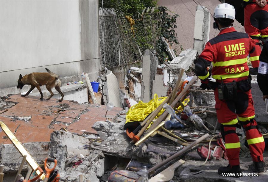 MEXICO-MEXICO CITY-EARTHQUAKE-RESCUE