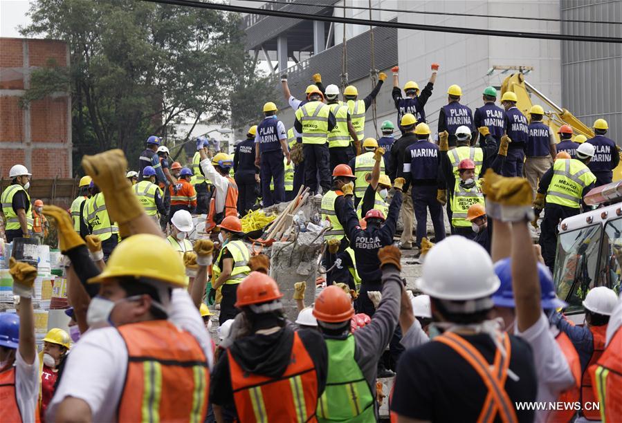 MEXICO-MEXICO CITY-EARTHQUAKE-RESCUE