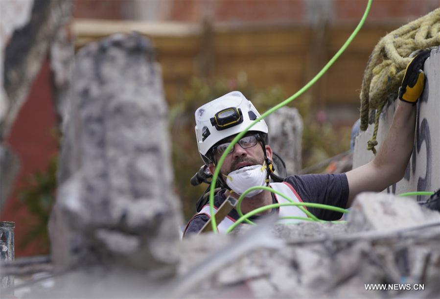 MEXICO-MEXICO CITY-EARTHQUAKE-RESCUE
