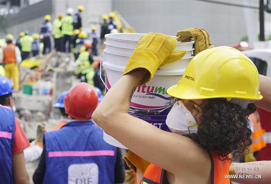 MEXICO-MEXICO CITY-EARTHQUAKE-RESCUE