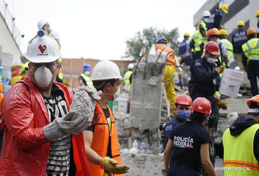 MEXICO-MEXICO CITY-EARTHQUAKE-RESCUE