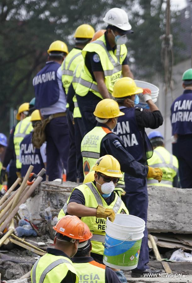 MEXICO-MEXICO CITY-EARTHQUAKE-RESCUE