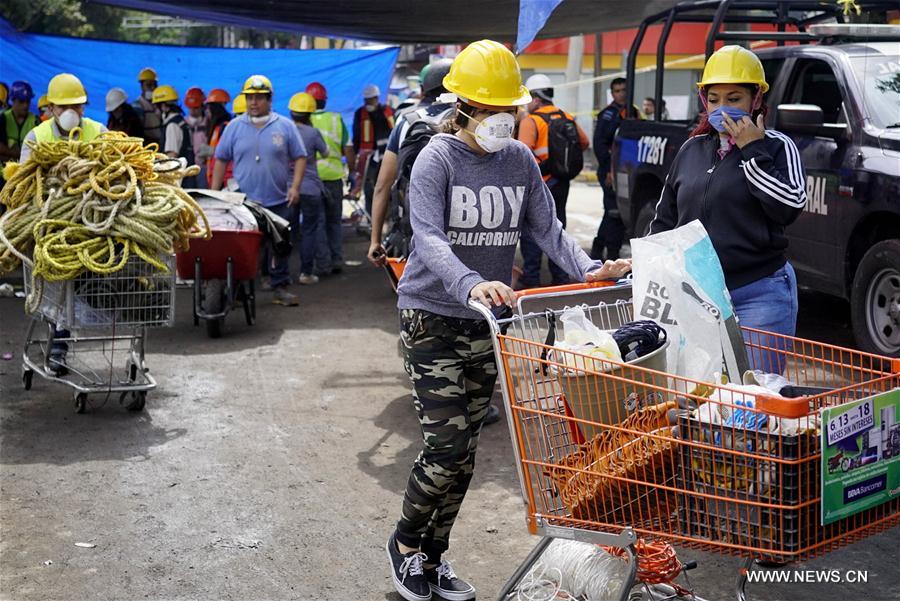 MEXICO-MEXICO CITY-EARTHQUAKE-RESCUE