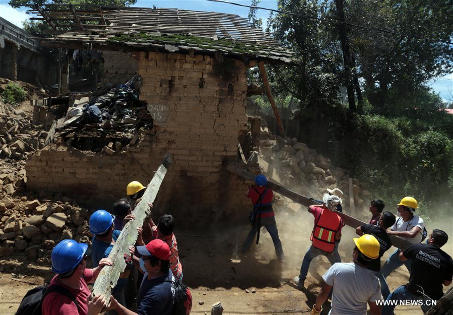 MEXICO-MORELOS-ENVIRONMENT-EARTHQUAKE