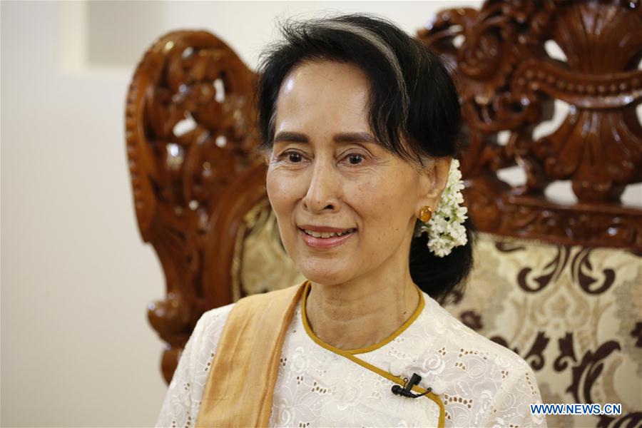 MYANMAR-NAY PYI TAW-AUNG SAN SUU KYI-CHINA-INTERVIEW
