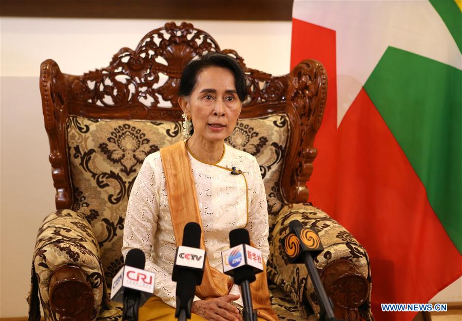 MYANMAR-NAY PYI TAW-AUNG SAN SUU KYI-CHINA-INTERVIEW