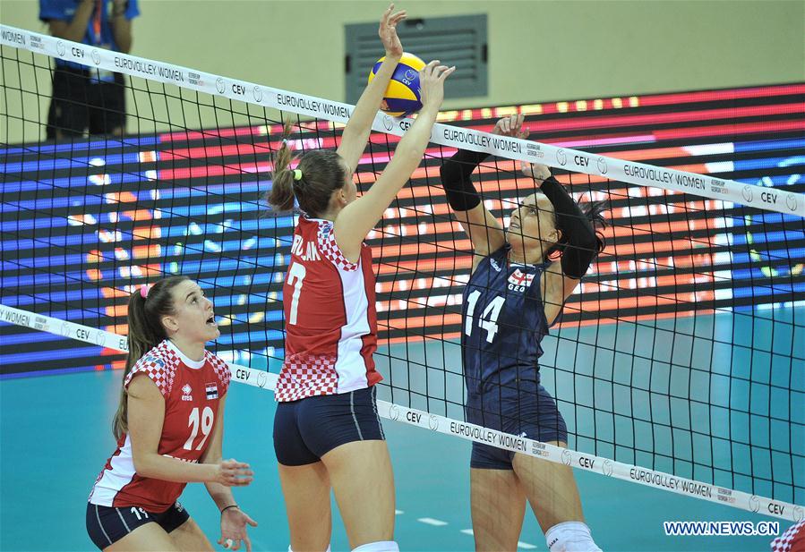 (SP)GEORGIA-TBILISI-EUROPEAN WOMEN'S VOLLEYBALL CHAMPIONSHIP 