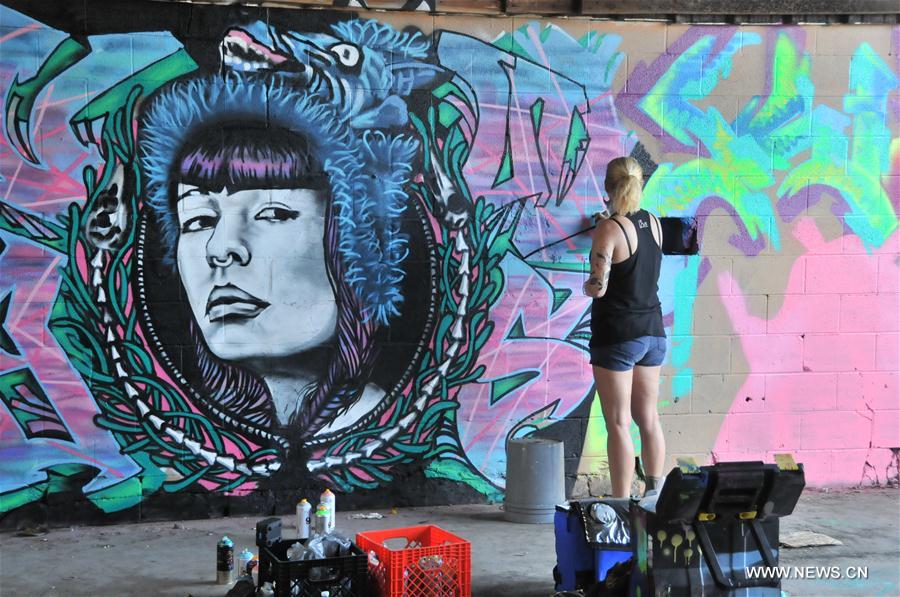 U.S.-HOUSTON-GRAFFITI FESTIVAL-MOS