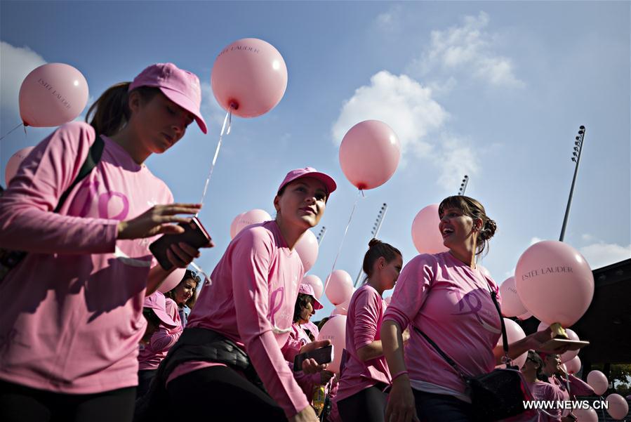 SWITZERLAND-ZURICH-PINK RIBBON CHARITY WALK