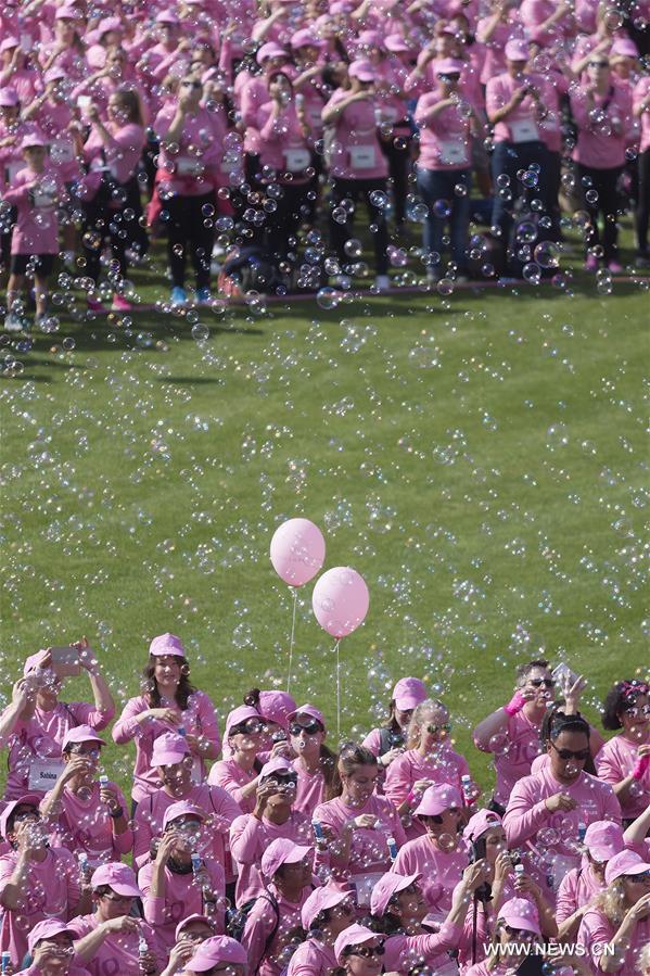 SWITZERLAND-ZURICH-PINK RIBBON CHARITY WALK