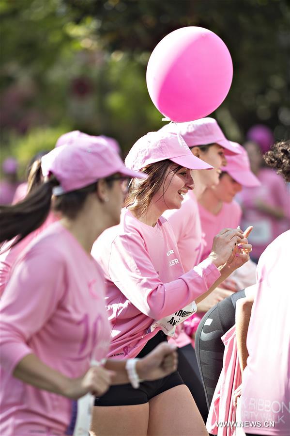 SWITZERLAND-ZURICH-PINK RIBBON CHARITY WALK
