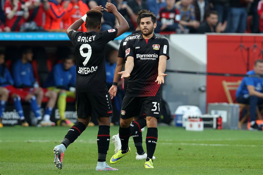 (SP)GERMANY-LEVERKUSEN-SOCCER-BUNDESLIGA-BAYER 04 LEVERKUSEN VS HAMBURGER SV