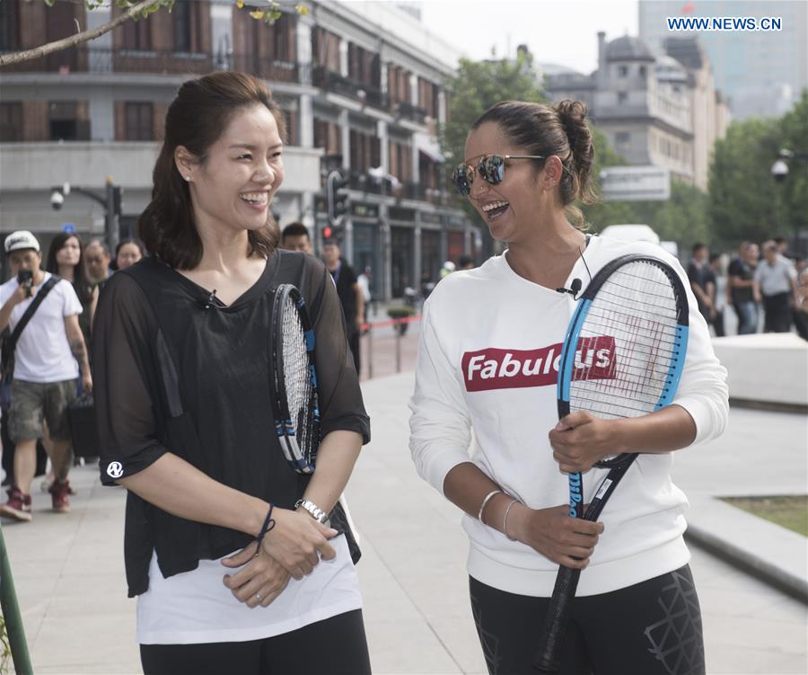 (SP)CHINA-WUHAN-TENNIS-LI NA-MIRZA(CN)