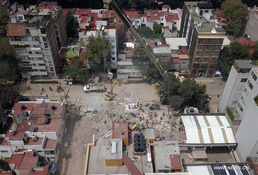 MEXICO-MEXICO CITY-EARTHQUAKE-RESCUE