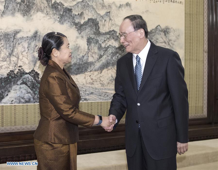 CHINA-BEIJING-WANG QISHAN-CAMBODIA-MEETING (CN)