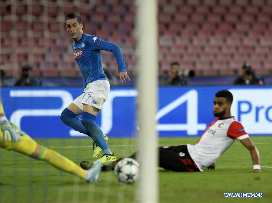 (SP)ITALY-NAPLES-SOCCER-CHAMPIONS LEAGUE-NAPOLI-FEYENOORD