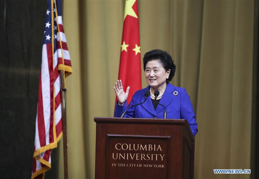 U.S.-NEW YORK-CHINA-LIU YANDONG-VISIT