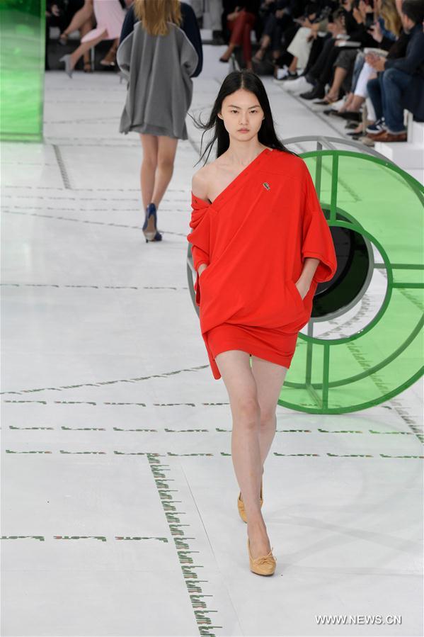 FRANCE-PARIS-FASHION WEEK-LACOSTE