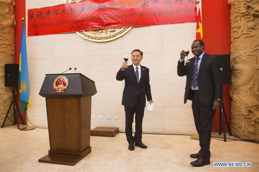 RWANDA-KIGALI-CHINA-NATIONAL DAY RECEPTION
