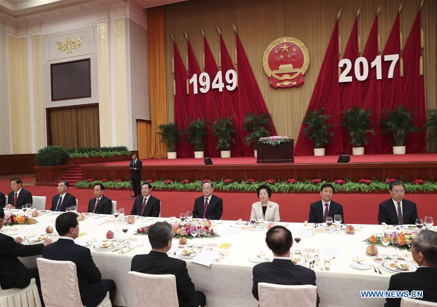 CHINA-BEIJING-YU ZHENGSHENG-RECEPTION (CN)