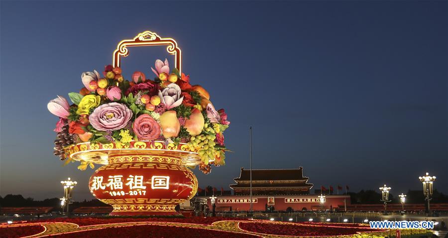 CHINA-BEIJING-NATIONAL DAY-FLOWER TERRACE(CN)