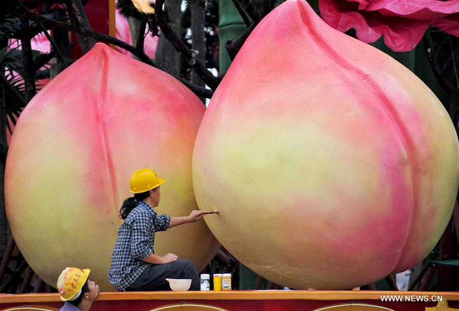 CHINA-BEIJING-NATIONAL DAY-DECORATION (CN)