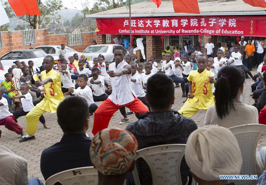 RWANDA-KIGALI-CHINESE-CONFUCIUS INSTITUTE-MARTIAL ARTS