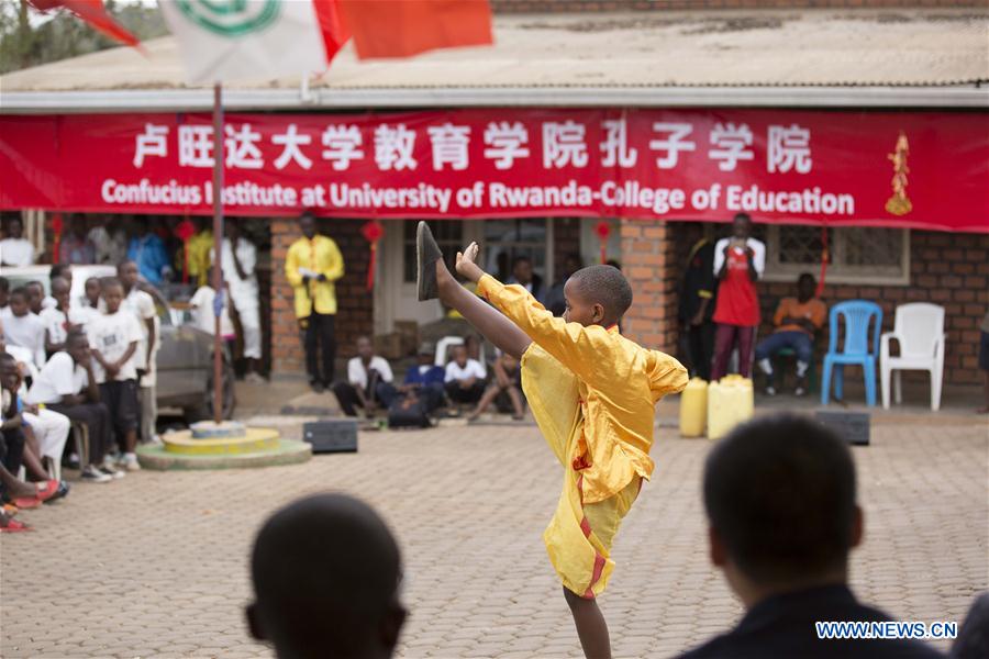 RWANDA-KIGALI-CHINESE-CONFUCIUS INSTITUTE-MARTIAL ARTS
