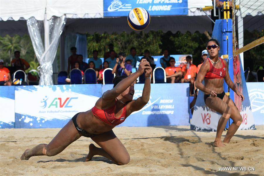 (SP)SINGAPORE-BEACH VOLLEYBALL CHAMPIONSHIPS-FINAL